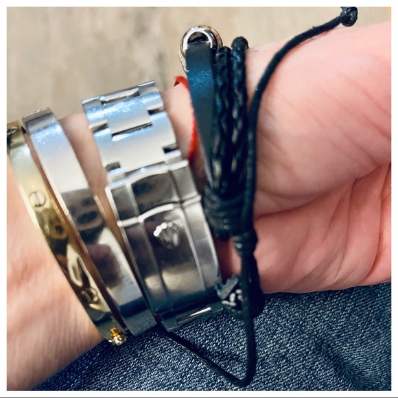 Hand Hamsa Cuff Bracelet - Picture 3 of 6